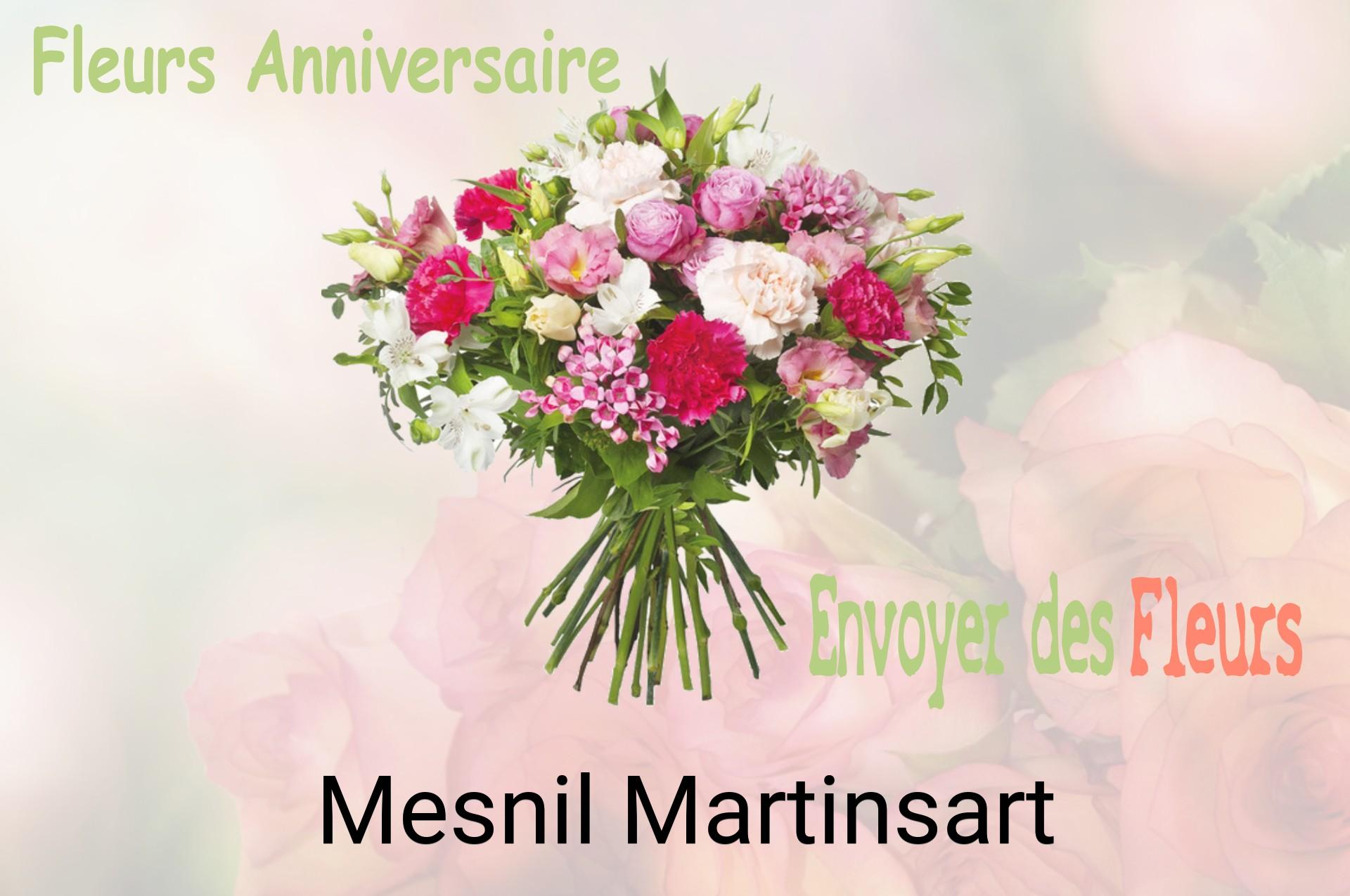 Bouquet de fleurs d’anniversaire livré à Mesnil-Martinsart